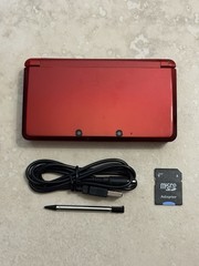 Nintendo 3DS Console Red Edition With Charger US SELLER Very Good Condition