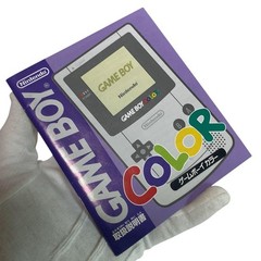 Mint GameBoy Color Clear Purple Game Boy Console Japan Boxed Tested
