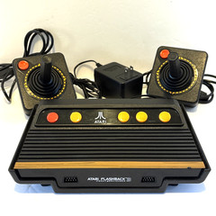 Atari Flashback 3 Classic Games Console Complete 60 Built-In Games Tested Works