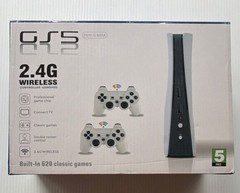 GS GameStation 5 Console, 620 Games, 2.4G Wireless, G620A, White/Black