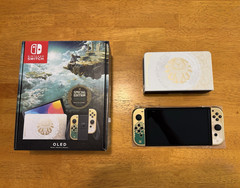 Nintendo Switch OLED Model Zelda Special Edition Console CIB Used