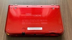New Nintendo 3DS XL LL Metallic Red Console Stylus Working Tested Japanese ver