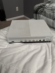 Microsoft Xbox One S White Console Wi-Fi Blu-Ray HDMI USB-A Ethernet