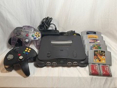 Nintendo 64 Console Game Bundle Hercules Mario Gex Perfect Dark Duke Nukem