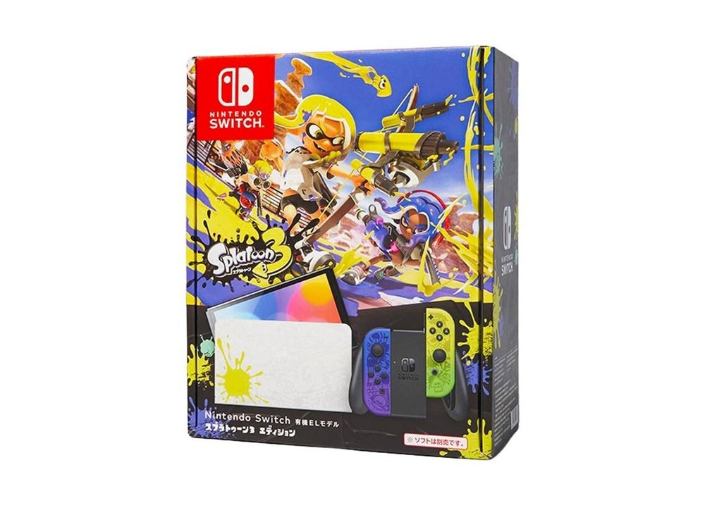 [RARE] Nintendo Switch OEL Model Splatoon 3 Edition « Multicolor » from JAPAN