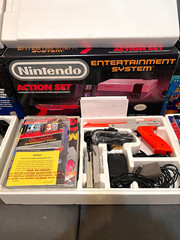 Nintendo NES Action Set Console Bundle w/ Zapper Light Gun, Duck Hunt & Cables
