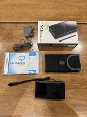 Nintendo DS Lite – Jet Black Tested and Working– Complete in Box CIB