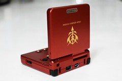 Backlit IPS LCD GBAsp Mod Nintendo Gameboy Advance SP Gundam Edition
