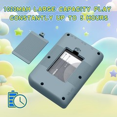 Retro Game Console, Built-in 400 Classic Retro Gaming Console, 1020mAh Rechar…