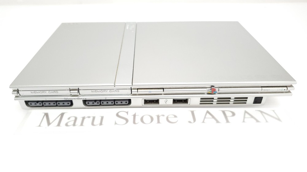« Region Free » SONY Playstation 2 PS2 Slim Console SCPH-75000 Satin Silver