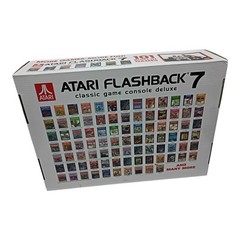 Atari Flashback 7 Deluxe Console 101 Built In Games 4 Controllers Box Tested
