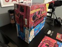 Nintendo Virtual Boy in Box w/ Mario Tennis -Powers On -BOTH DISPLAYS BAD -AS-IS