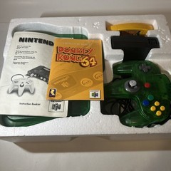 Nintendo 64 Donkey Kong Game Console W/ Box – Jungle Green- Tested/ Authentic!!