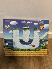 Nintendo Wii U 32GB Mario & Luigi Deluxe Set Tested + Mario Bros U & Luigi U