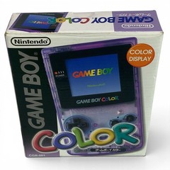 Mint GameBoy Color Clear Purple Game Boy Console Japan Boxed Tested