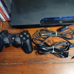 Sony Playstation 3 With 7 Games Wireless Controller 256 GB Adult Owned EUC