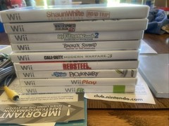 Nintendo Wii Console with Wii Sports – Multiple Controllers And Games. Tested!
