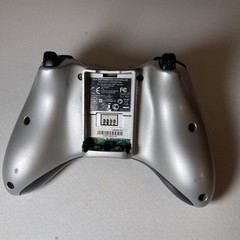 Two Microsoft Xbox 360 Controllers Untested No Backs With Cords And Microphone