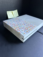 Microsoft Xbox One S Console Model 1681 White Tested Working No Controller #R125