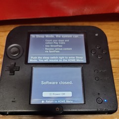 Nintendo 2DS Blue and Black Handheld System – Black/Blue