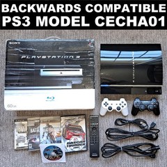 Sony PlayStation 3 250GB Console PS3 CECHA01 Backwards Compatible READ PS2 ISSUE