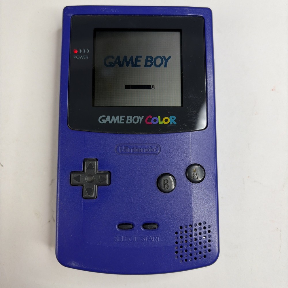 Nintendo Gameboy Boy Color Grape Purple Console CGB-001 OEM