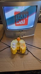 Pac-Man Plug & Play TV 12 Games, RCA Joystick Microconsole Jakks Pacific, VG