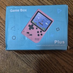 Game Box Plus Handheld System Portable Blue Composite RCA USB/AV w Manual