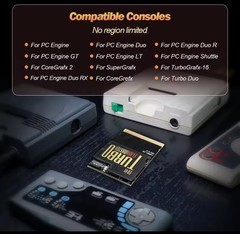 Turbo Everdrive 8g PCEngineGT,Turbo Duo,TurboGrafx 16,Turbo ExpressPC Engine DUO
