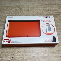 Nintendo 3DS LL Limited Pack Orange Black Console CIB Tested 7228