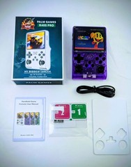 Brand New and Sealed Clear Purple R40S Pro Handheld Console 30000 Games