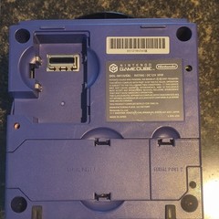 Nintendo GameCube Purple DOL-001(USA) NTSC-U/C Memory Card Slot Bundle