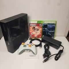 Microsoft Xbox 360 E 250GB Game Console System Black Tested and Working Halo 3