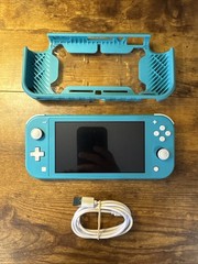 Nintendo Switch Lite Turquoise Teal 32GB Handheld Console Bundle W/ Cord + Armor
