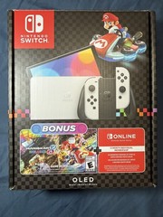 Nintendo Switch OLED Game Console White and Black With 8 Games