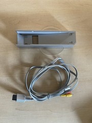 Nintendo Wii Black Console Model 001 with Stand and Composite RCA AV Cable