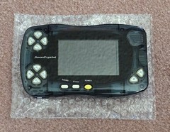Wonder Swan Crystal (Clear Black) BANDAI JP WSC Handheld Console SCT-001 USED