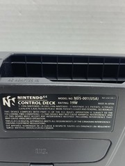 🔥Nintendo 64 N64 Console NUS-001 New Power Cord and AV Cable. Tested Working