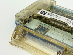 Bandai WonderSwan Color Clear Blue WSC-001 Tested Working Good Condition From JP