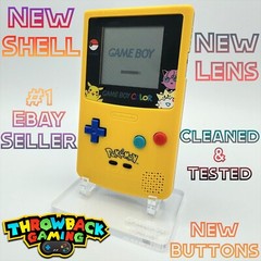 Gameboy Color Pokemon Special Pikachu Edition Nintendo System Console Yellow