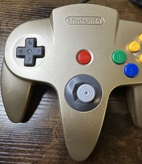 Nintendo 64 Gold Toys R Us Console W/Controller & Games (Tested/Wires Included)