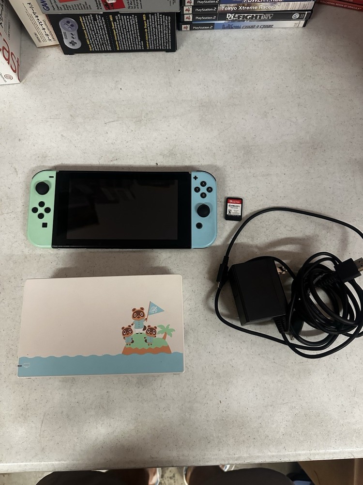 Nintendo Switch v2 Console Gaming System HAC-001(-01) Animal Crossing Edition