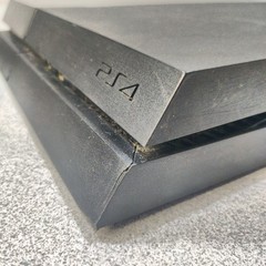 Sony PlayStation 4 Slim 500GB Game Console Only FOR PARTS CRACKED BAD DISC DRIVE
