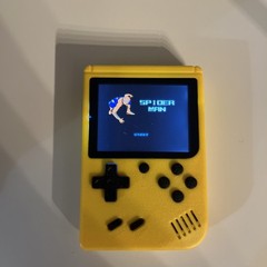 Handheld Game Console Game Box 400 in 1 8 Bit Retro Yellow 2.8 TET Tested Workin