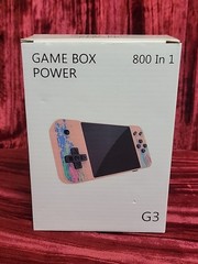 Game box POWER 800 IN 1 G3 BLUE, BRAND NEW, 3.5 LCD, HANDHELD GAME for Kids