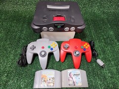Nintendo 64 Console With 2 Games, 2 Controllers, And Expansion Pack No Power/AV