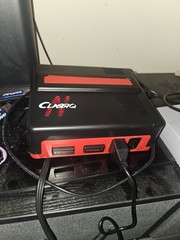 Old Skool CLASSIQ N Console Compatible with NES – Black/Red Clone System + Games