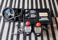 ColecoVision Console Bundle With Steering Wheel & Controllers