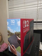 Nintendo Switch 2 Red/Black Console 256GB 1080p Dockable USB-C HDMI