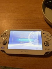 Sony PS Vita White Handheld System w/ 32GB Memory Card SD2VITA microSD Adapter